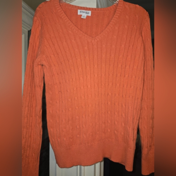 St. John's Bay Sweaters - St Johns Bay Orange sweater